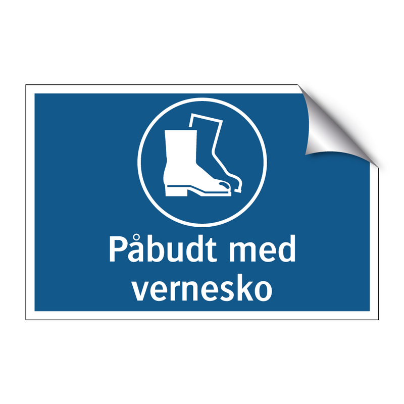 Påbudt med vernesko