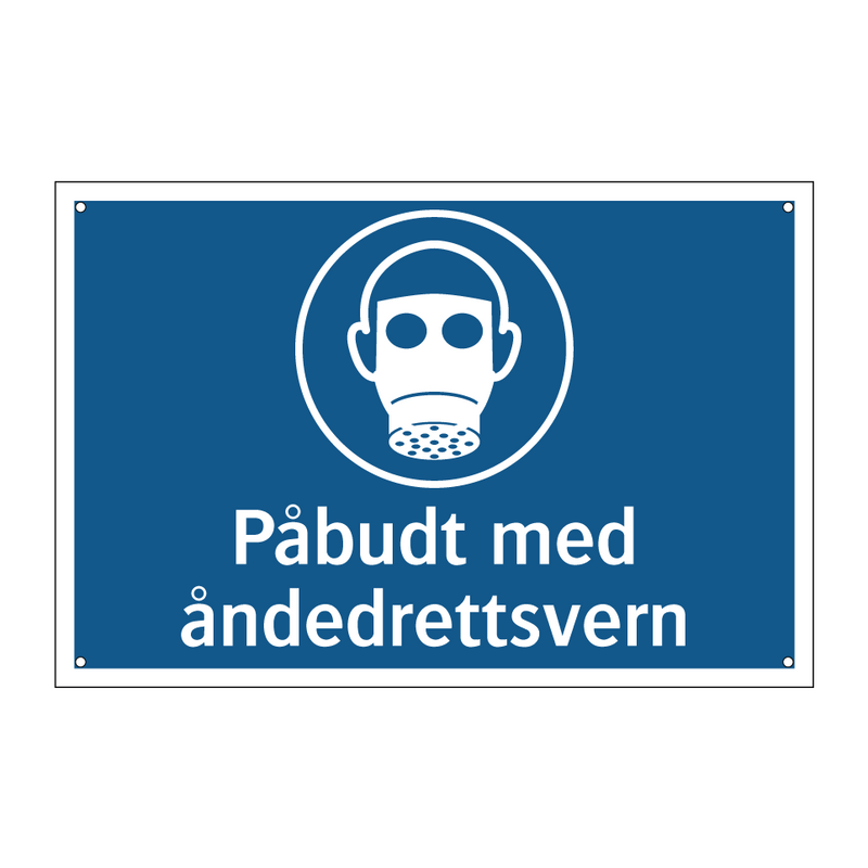Påbudt med åndedrettsvern