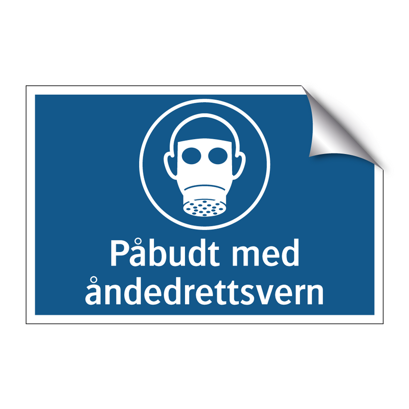 Påbudt med åndedrettsvern