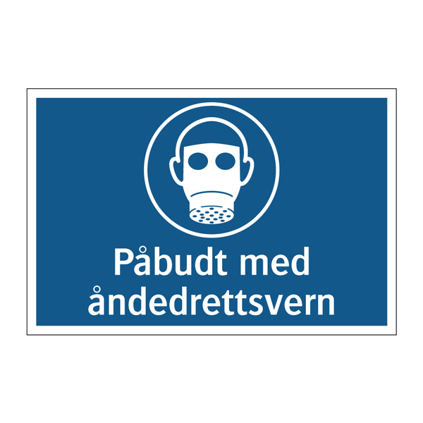 Påbudt med åndedrettsvern