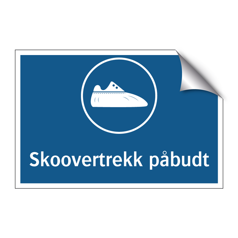 Skoovertrekk påbudt