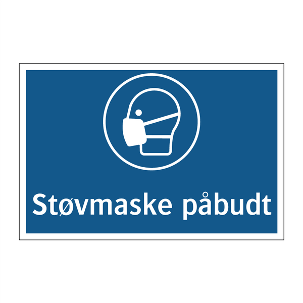 Støvmaske påbudt