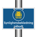 Synlighetsbekledning påbudt