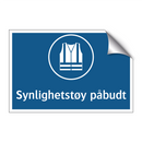 Synlighetstøy påbudt