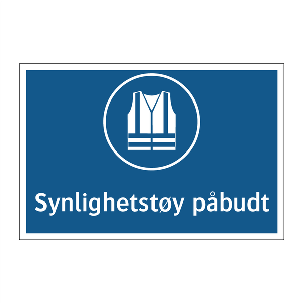 Synlighetstøy påbudt