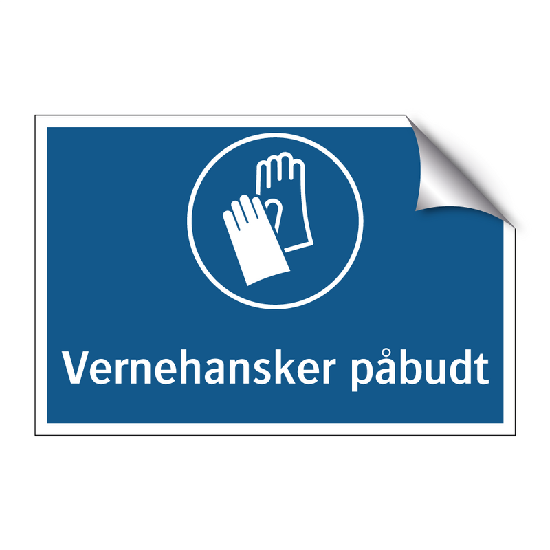 Vernehansker påbudt