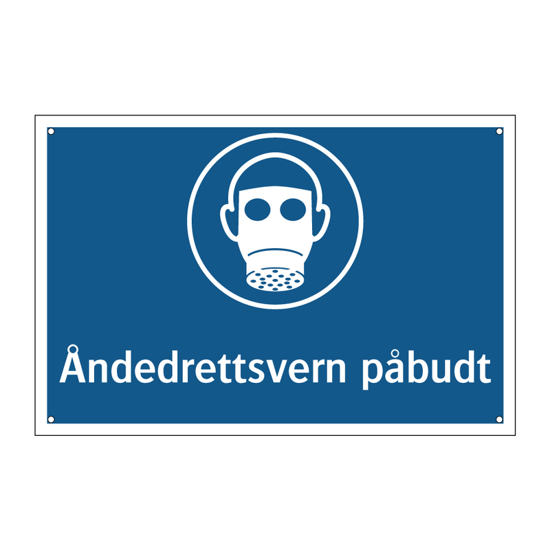 Åndedrettsvern påbudt