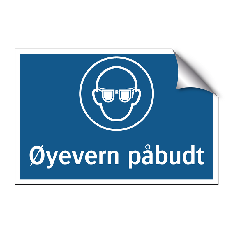 Øyevern påbudt