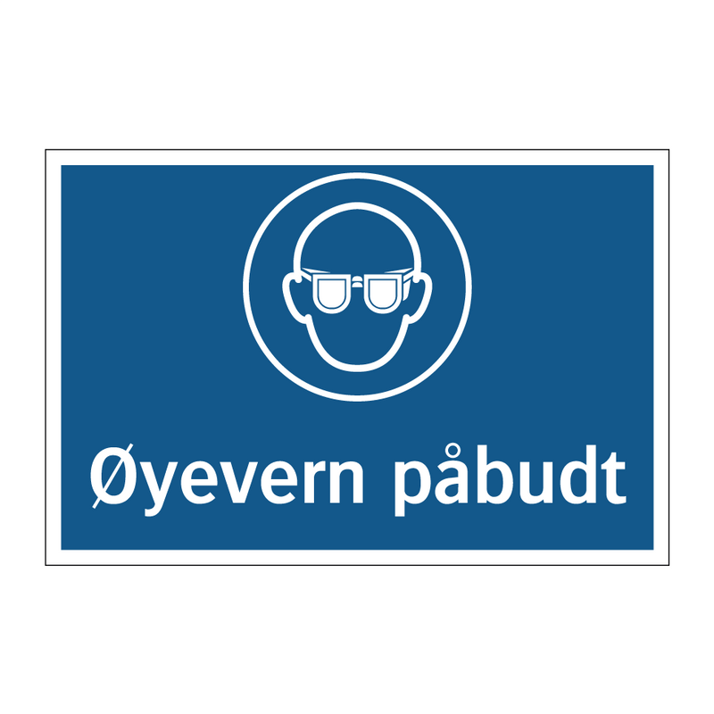 Øyevern påbudt