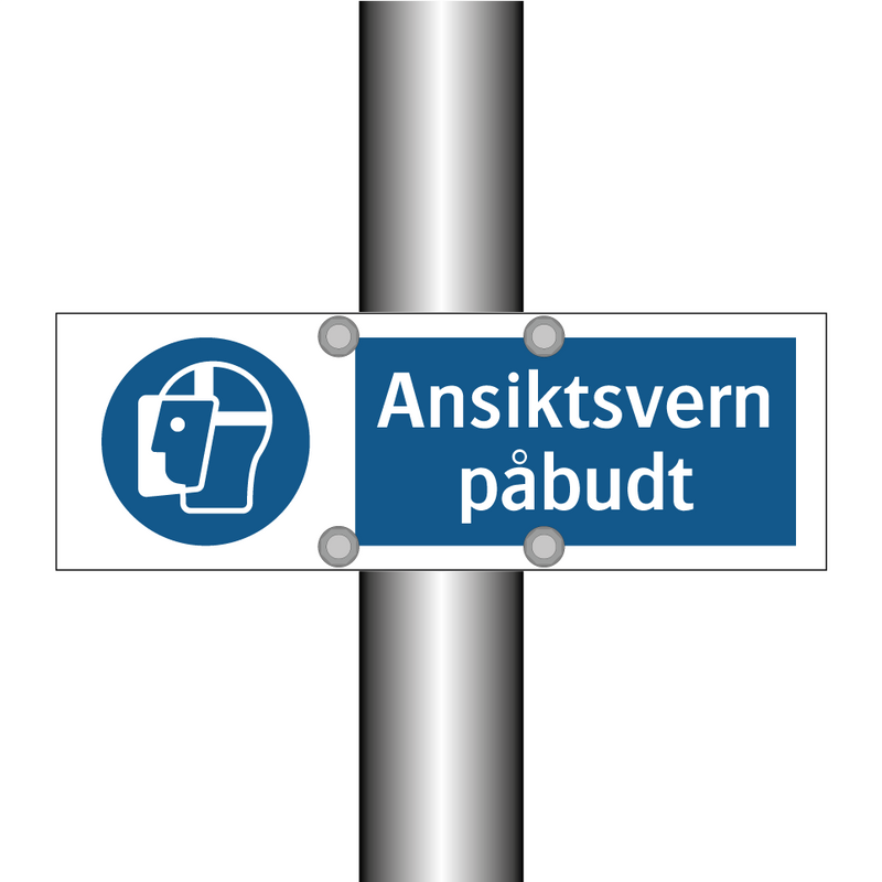 Ansiktsvern påbudt