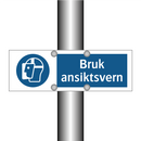 Bruk ansiktsvern