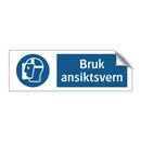 Bruk ansiktsvern