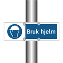 Bruk hjelm