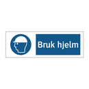 Bruk hjelm