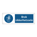Bruk sikkerhetssele