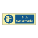 Bruk sveisemaske