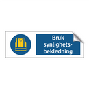 Bruk synlighetsbekledning