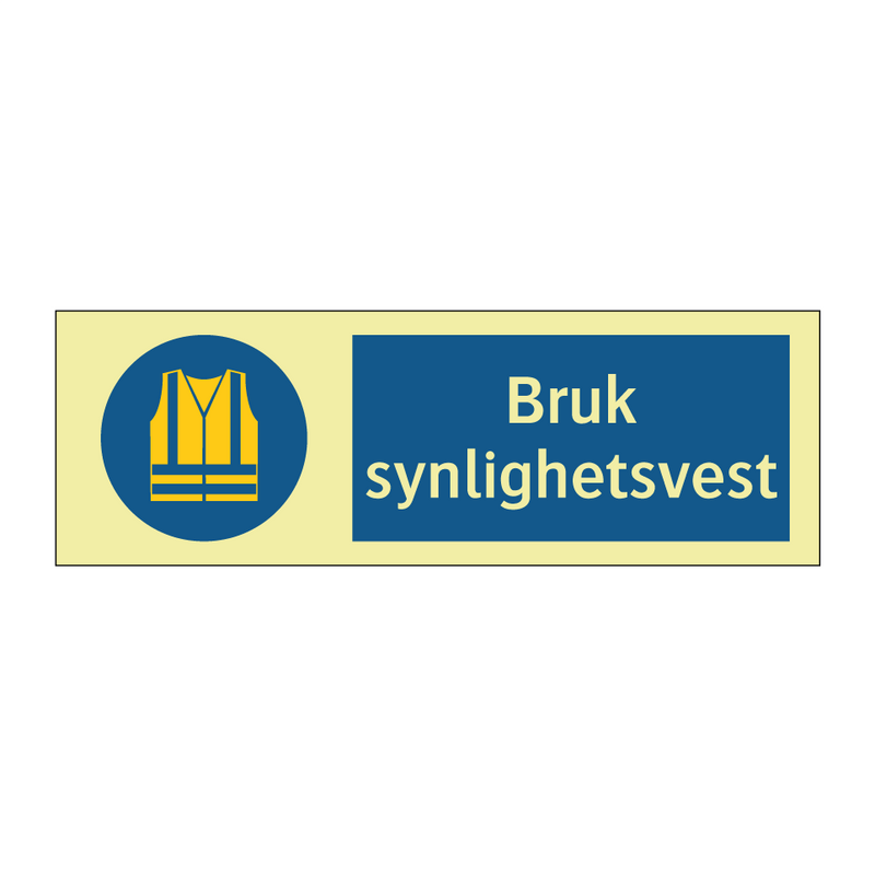 Bruk synlighetsvest