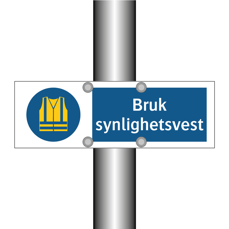 Bruk synlighetsvest