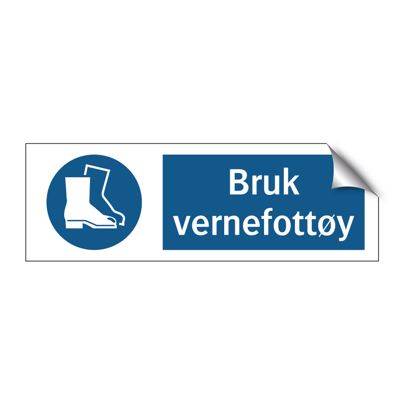 Bruk vernefottøy