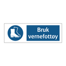 Bruk vernefottøy