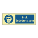 Bruk åndedrettsvern