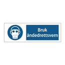 Bruk åndedrettsvern