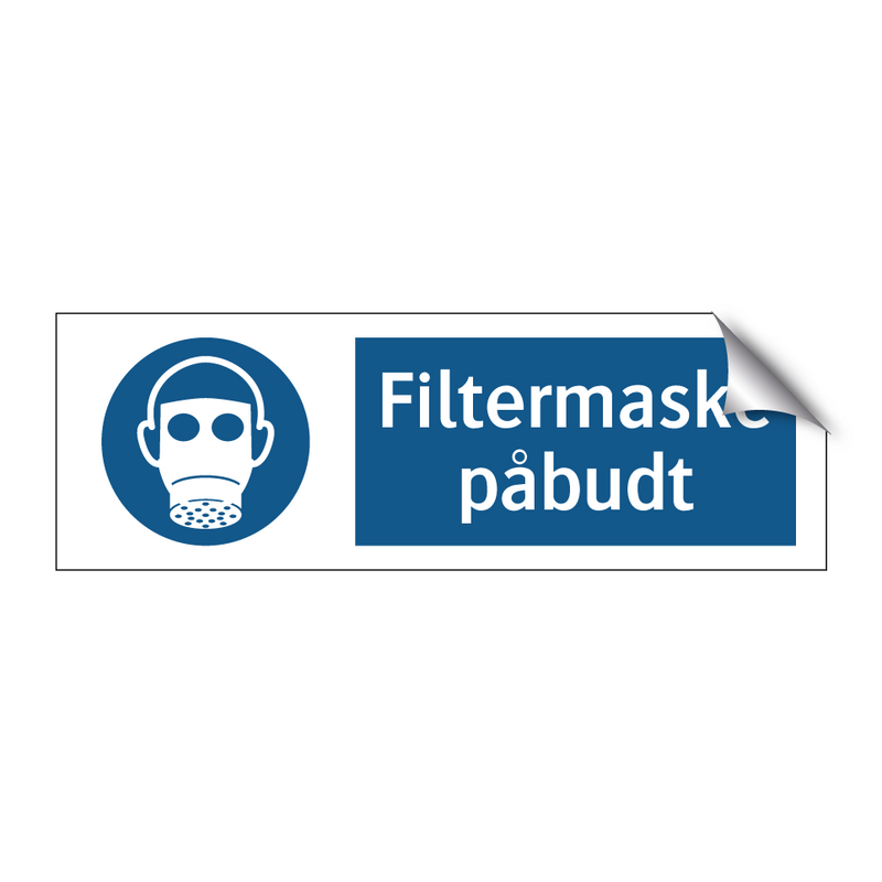 Filtermaske påbudt