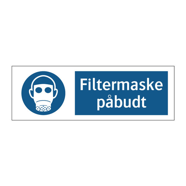 Filtermaske påbudt