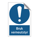 Bruk verneutstyr