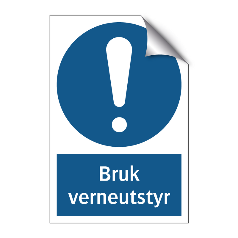 Bruk verneutstyr