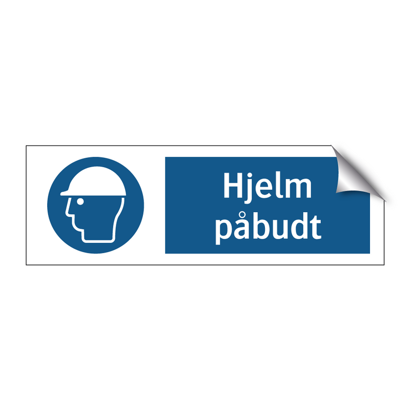 Hjelm påbudt