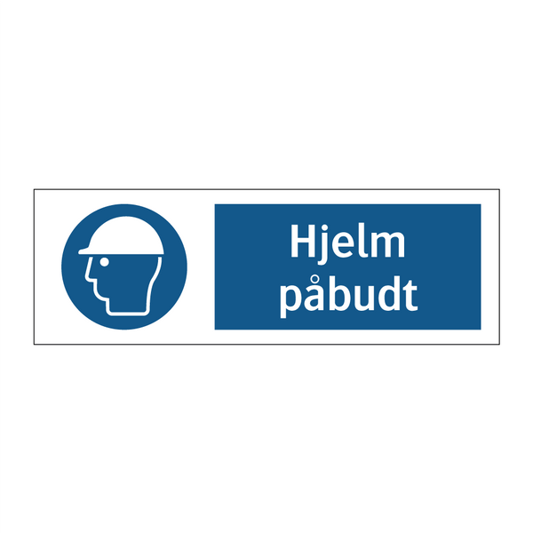 Hjelm påbudt