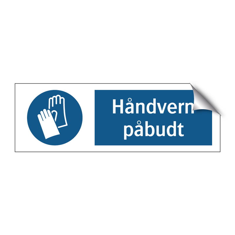 Håndvern påbudt & Håndvern påbudt & Håndvern påbudt & Håndvern påbudt