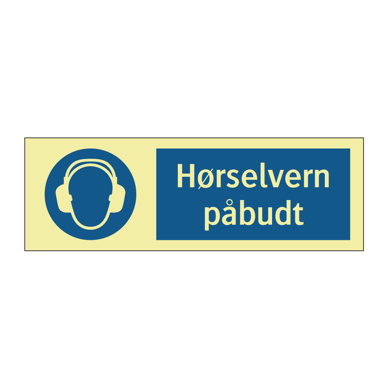 Hørselvern påbudt