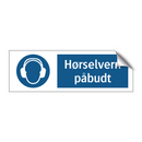 Hørselvern påbudt