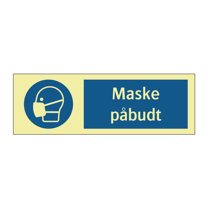 Maske påbudt