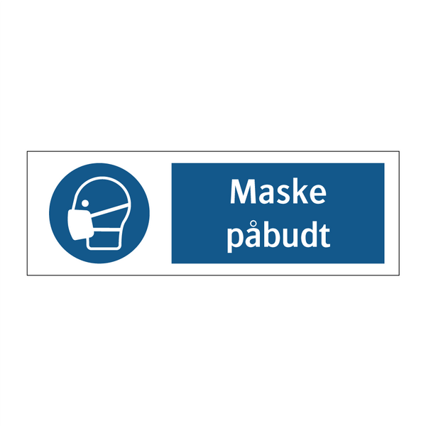 Maske påbudt