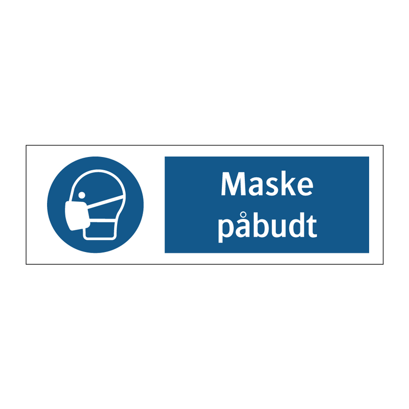 Maske påbudt