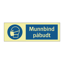 Munnbind påbudt