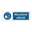 Munnbind påbudt