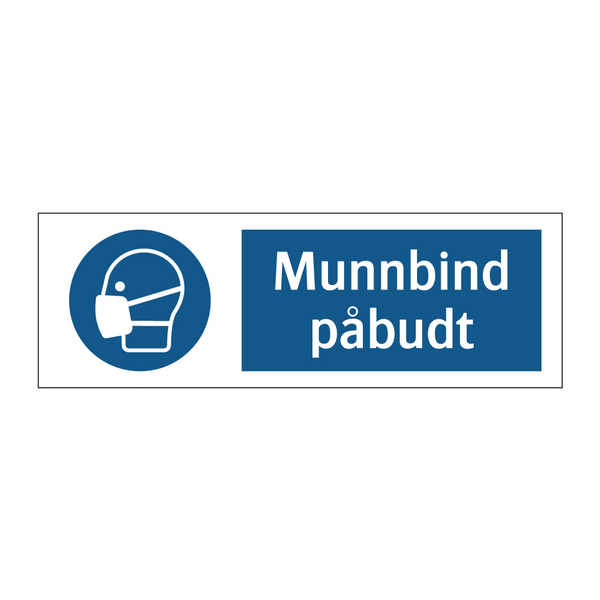 Munnbind påbudt