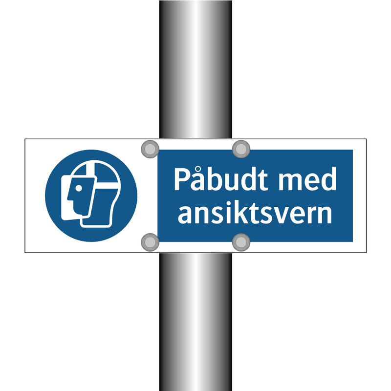 Påbudt med Ansiktsvern