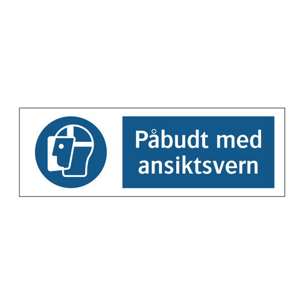 Påbudt med Ansiktsvern