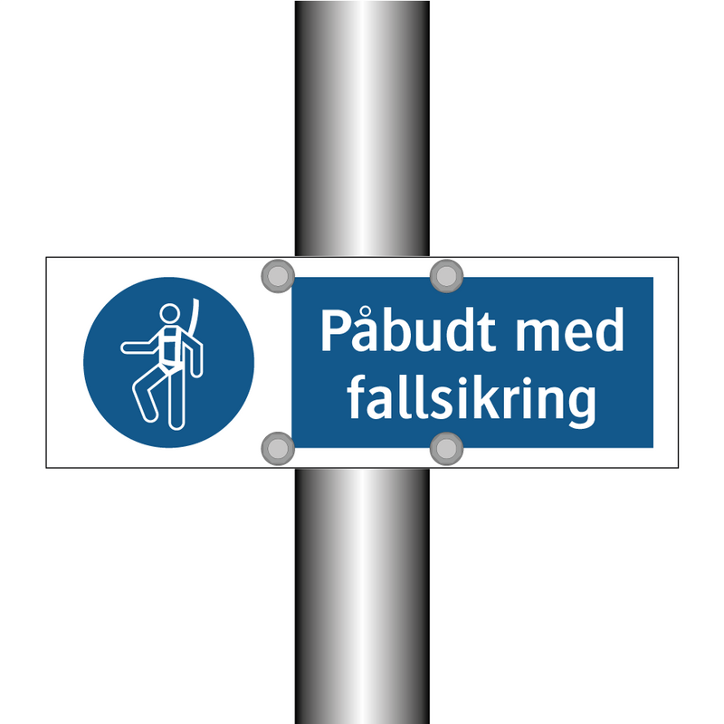 Påbudt med Fallsikring