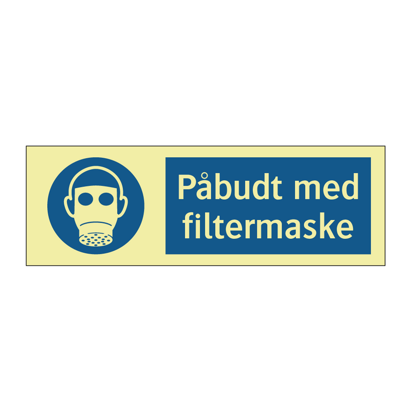 Påbudt med Filtermaske