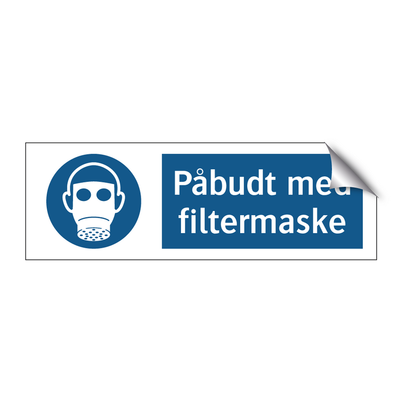 Påbudt med Filtermaske