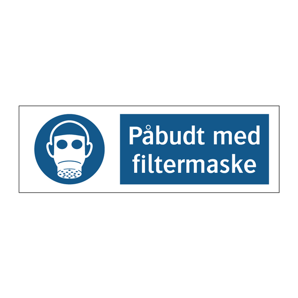 Påbudt med Filtermaske