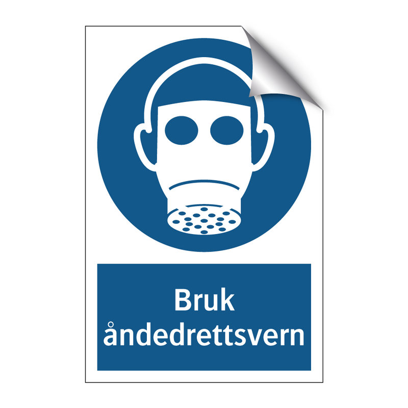 Bruk åndedrettsvern
