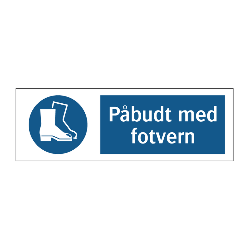 Påbudt med Fotvern